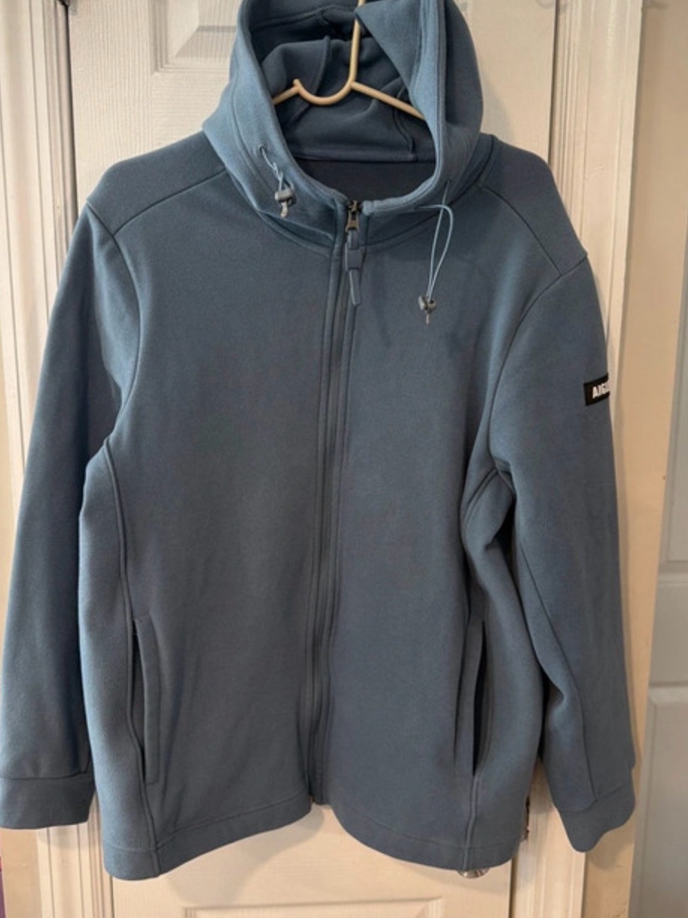 Aigle Men’s Slate Blue Lightweight Hooded Zip Jacket